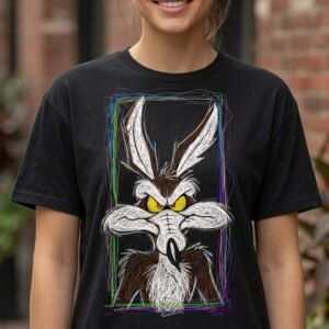 Playera Estampada Bugs Bunny Negra