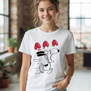 Playera Snoopy Cómic Casual