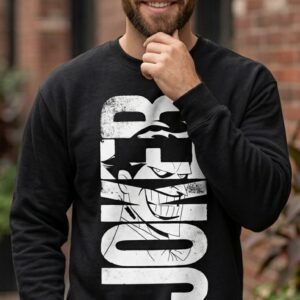 Sudadera negra Joker manga larga
